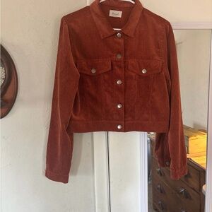 Rust Corduroy Jacket